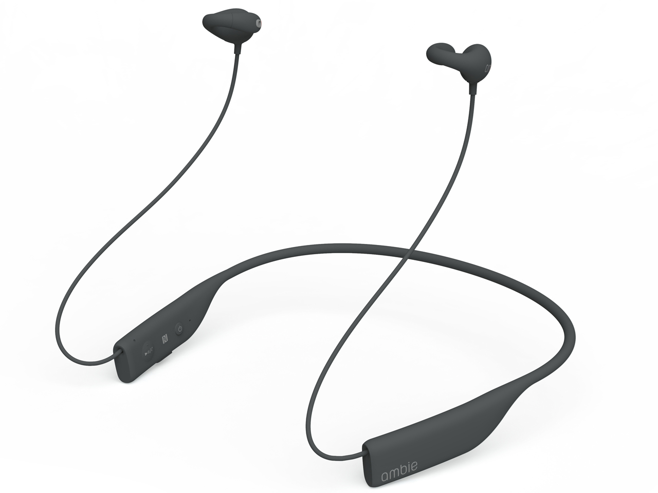 wireless earcuffs [Asphalt Black]