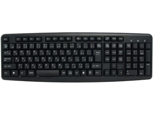 USB Pure Keyboard & Mouse SCY-2IN1-BK (ブラック)