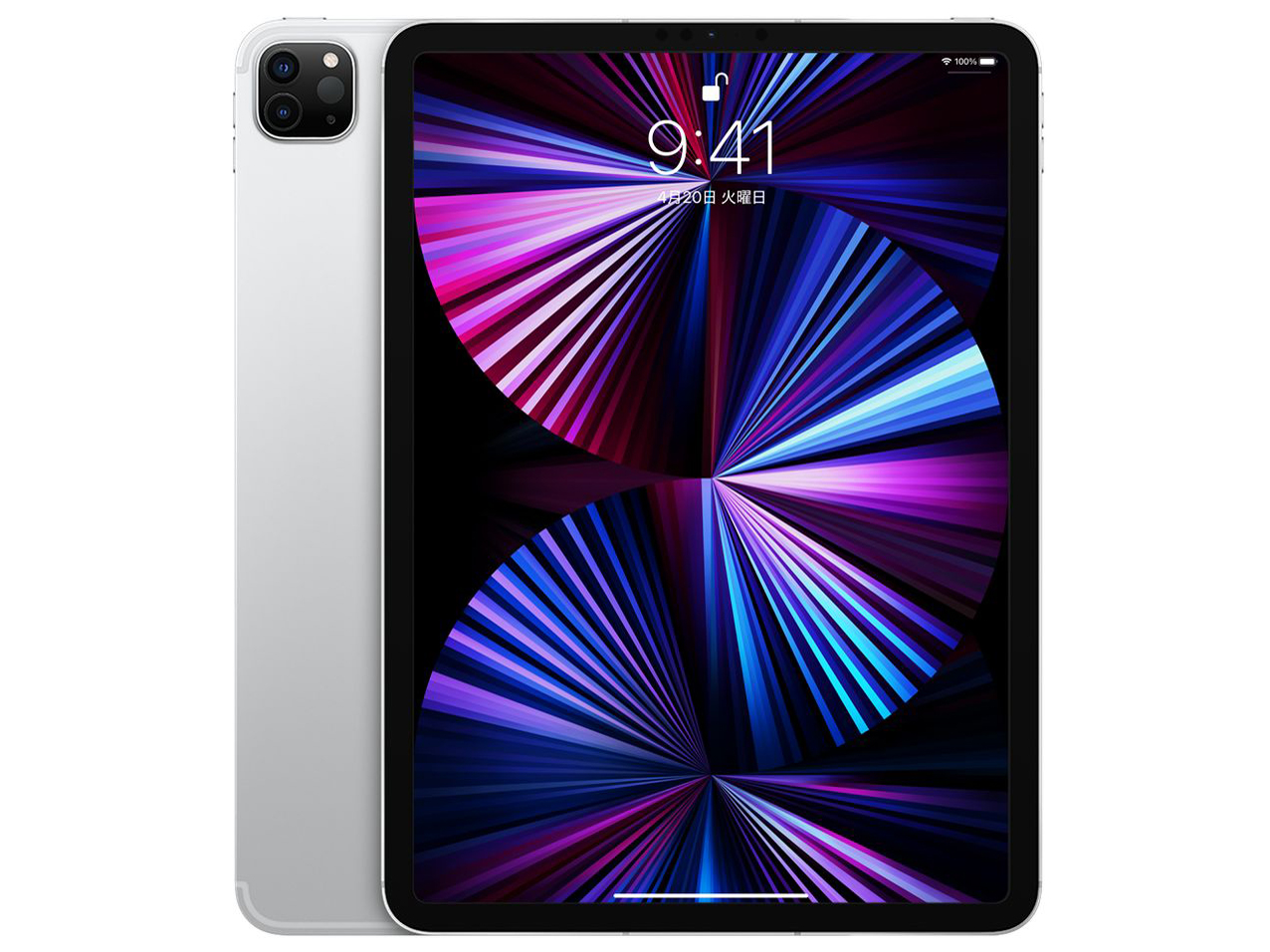 iPad Pro 11インチ 第3世代 Wi-Fi+Cellular 2TB 2021年春モデル MHWF3J/A SIMフリー [シルバー]