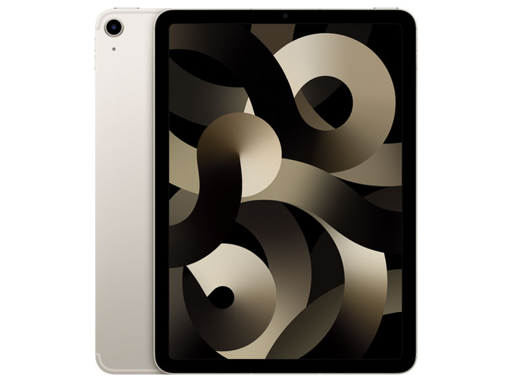 iPad Air 10.9インチ 第5世代 Wi-Fi+Cellular 64GB 2022年春モデル MM6V3J/A SIMフリー [スターライト]