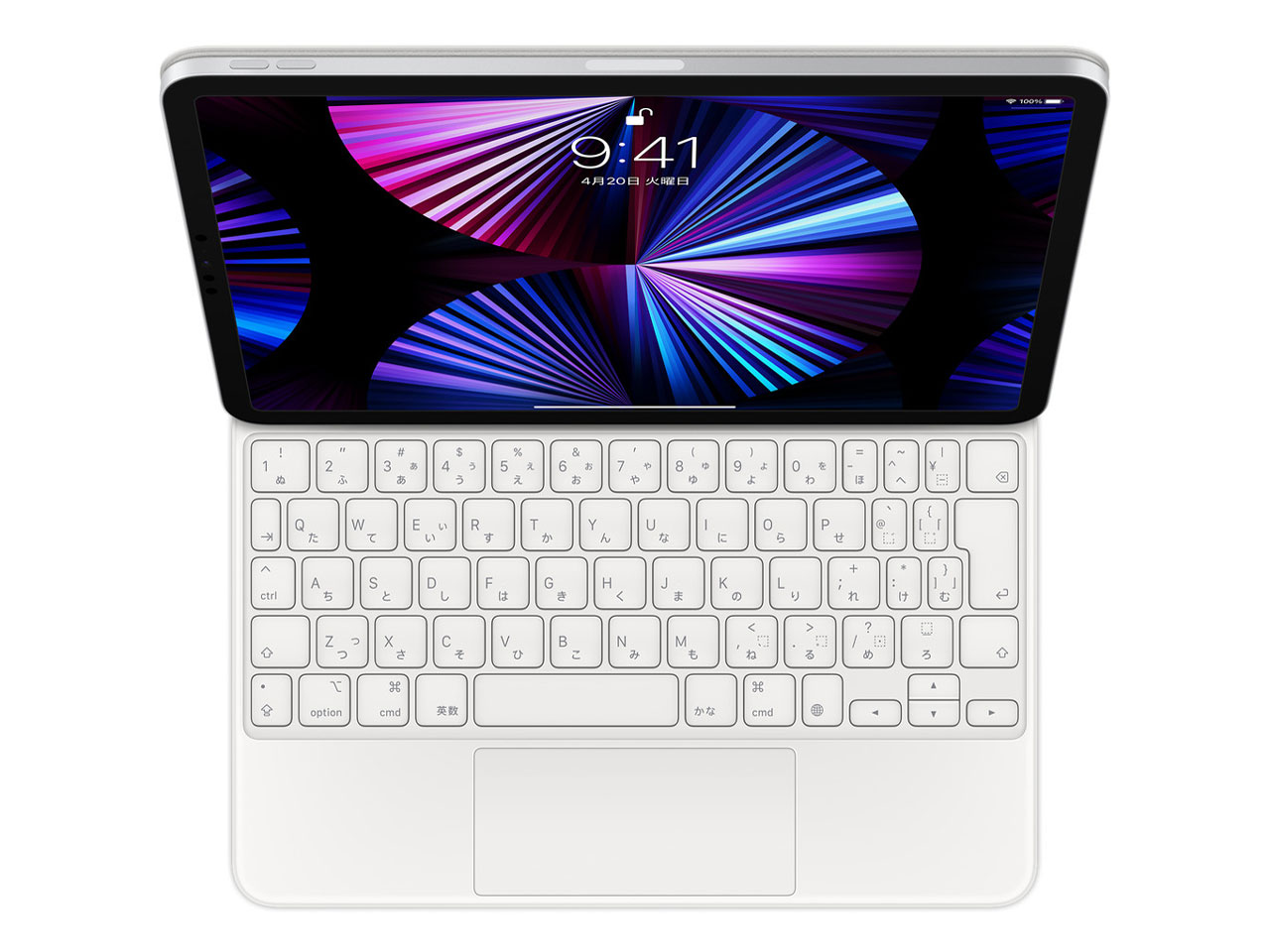 11インチiPad Pro(第3世代)・iPad Air(第5世代)用 Magic Keyboard 日本語 MJQJ3J/A [ホワイト]