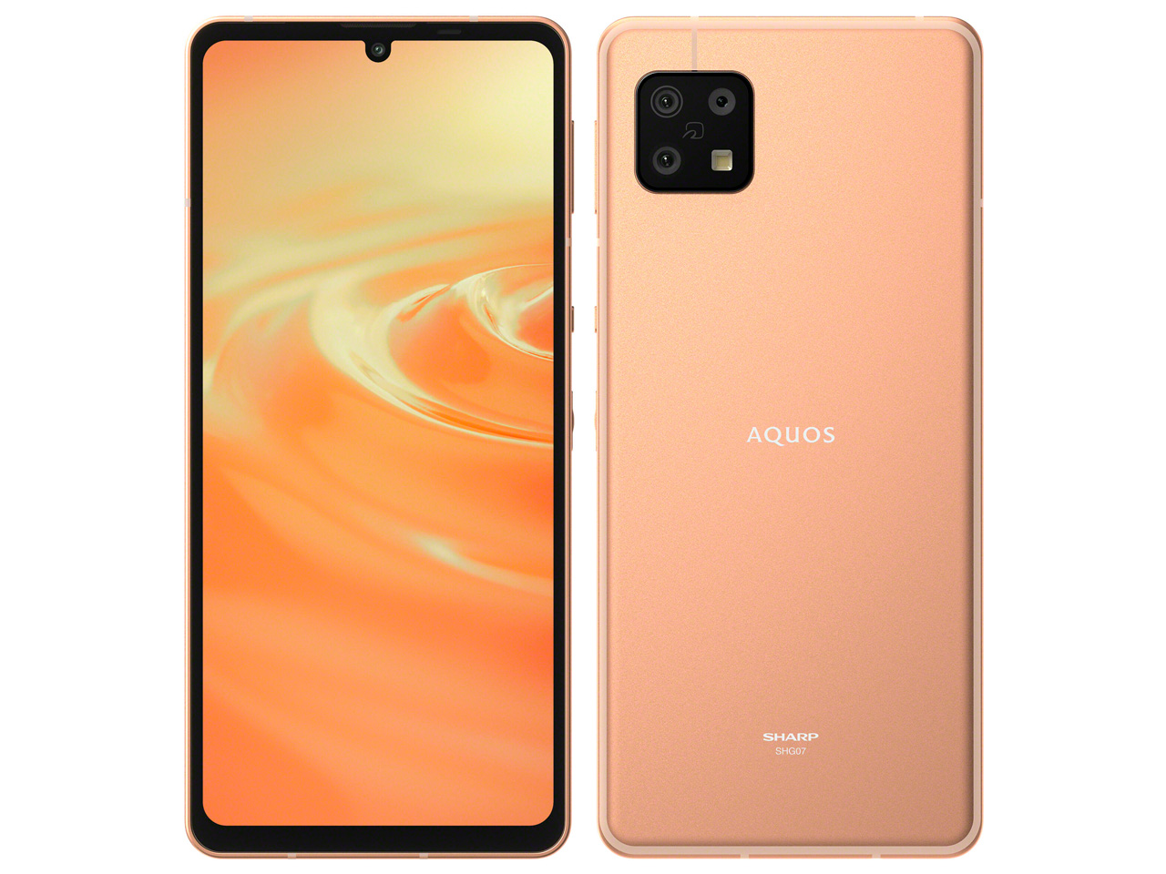 AQUOS sense6s SHG07 キャリア版 [ライトカッパー]