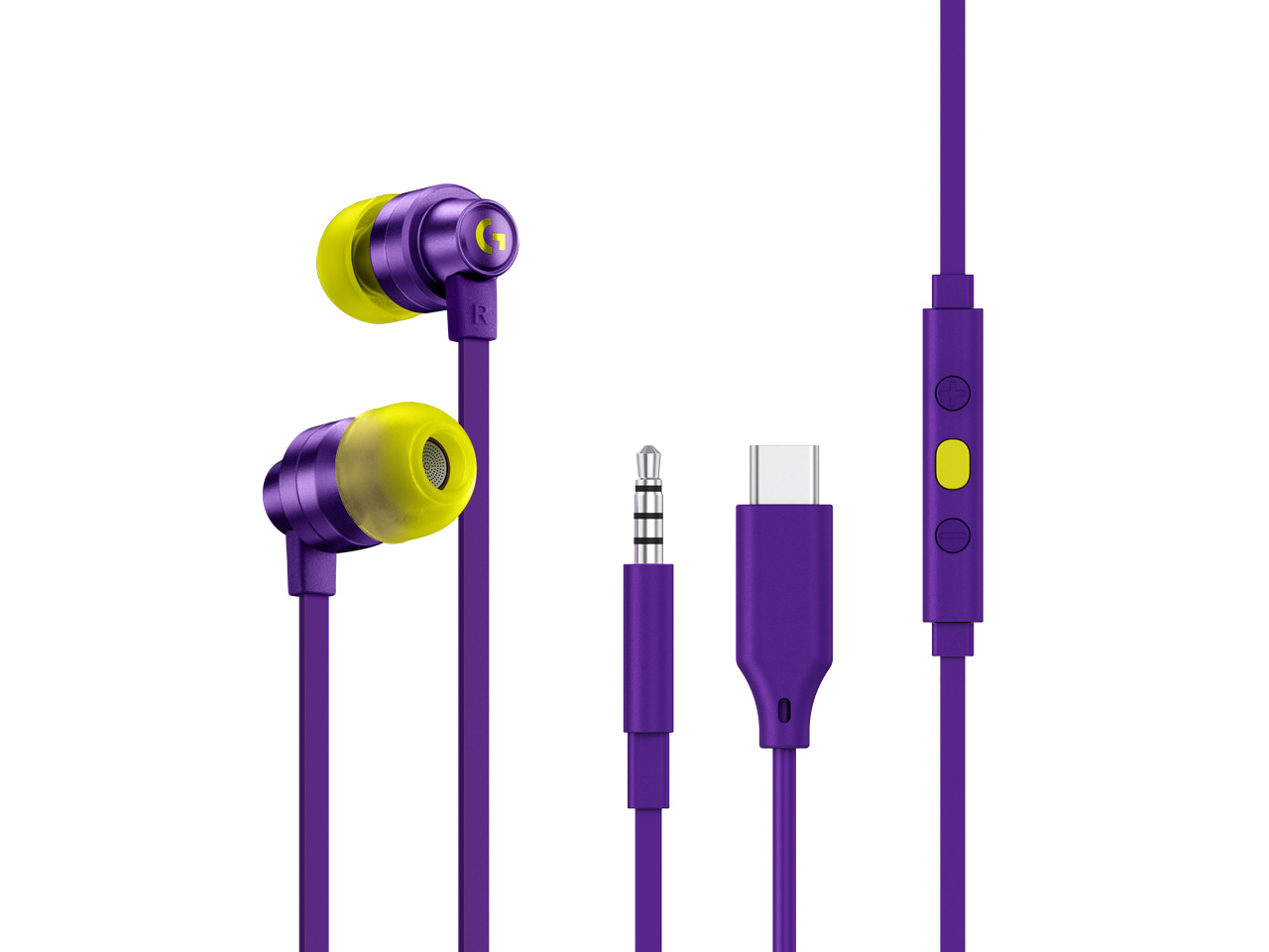 G333 Gaming Earphones G333-PU [パープル]