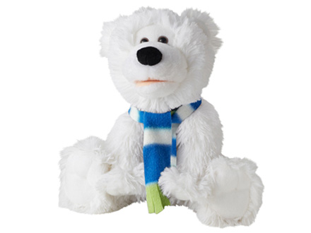 KUCHI-PAKU アニマルスピーカー LOE011-WhiteBear