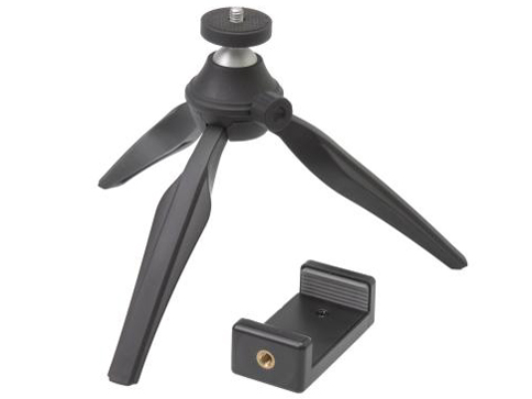 グリップポッドwithスマホホルダー E-2127 [ブラック]