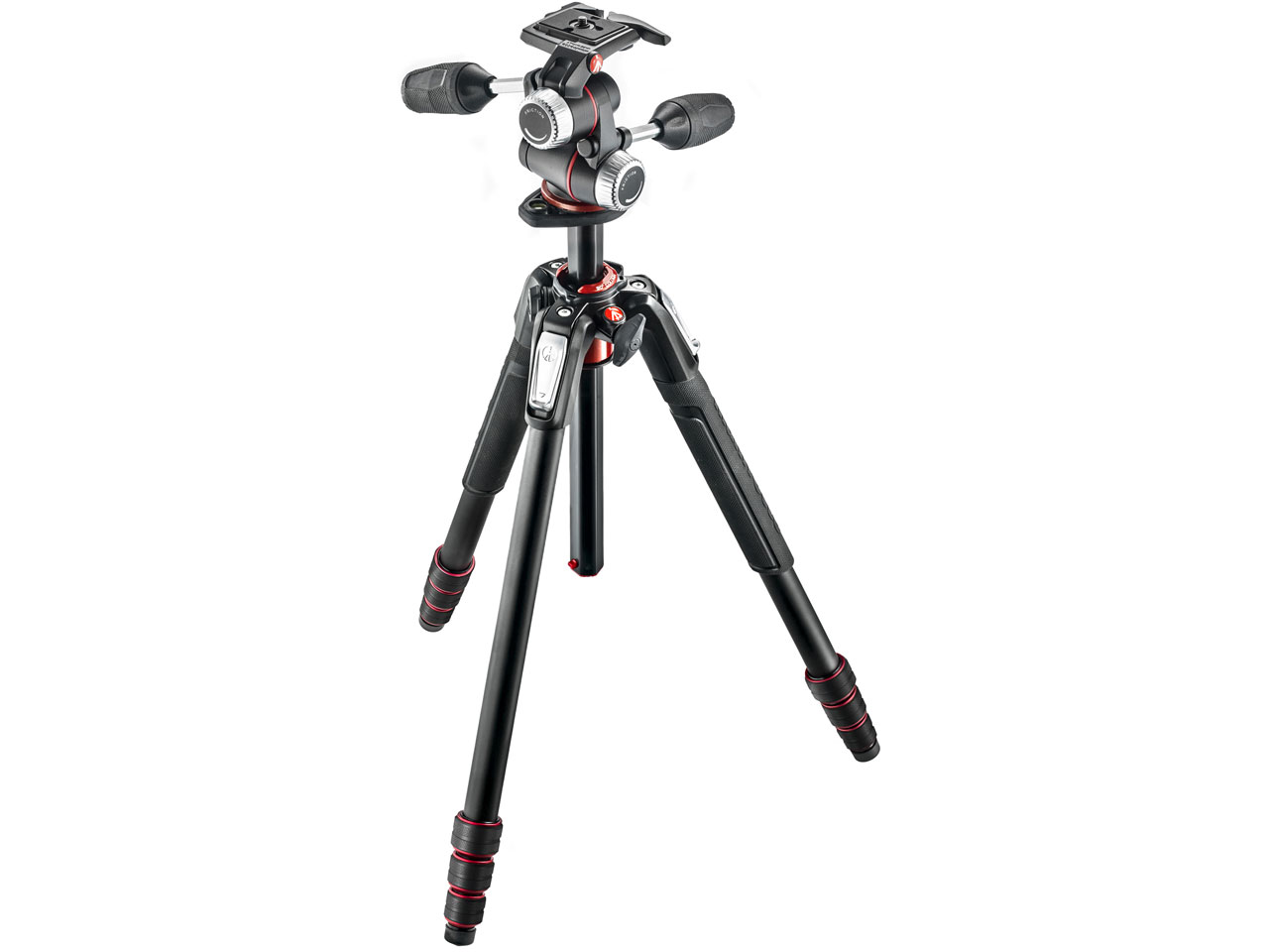 190Tアルミニウム三脚4段 RC2付3ウェイ雲台キット MK190XPRO4T-3W