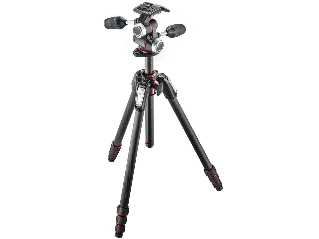 190Tカーボンファイバー三脚4段 RC2付3ウェイ雲台キット MK190CXPRO4T-3W