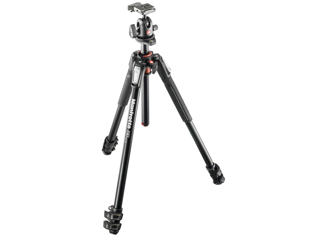 190プロアルミニウム三脚3段+RC2付ボール雲台キット MK190XPRO3-BH