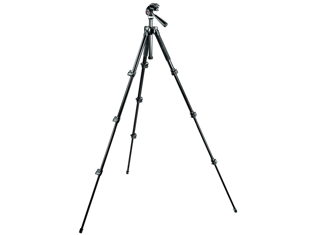 293アルミニウムコンパクト三脚+RC1付き3ウェイ雲台キット MK293A4-A3RC1