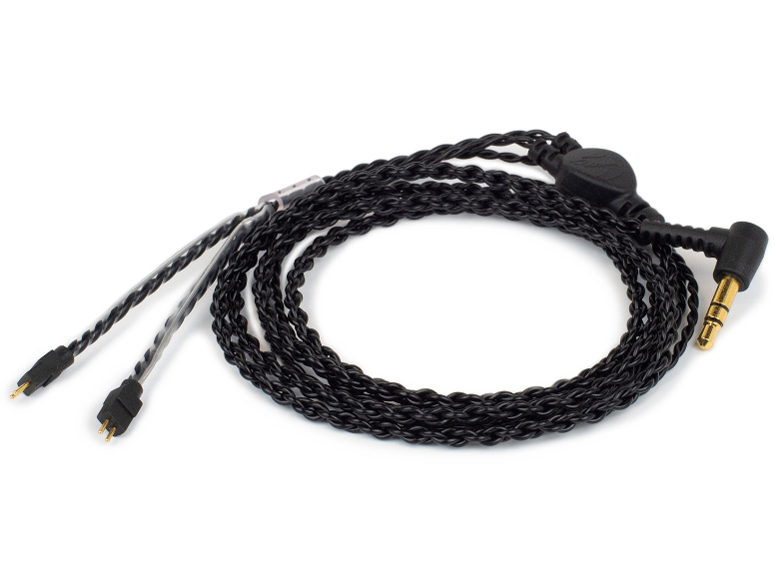 JH 2pin Premium Spare Cable JHA-JH2PIN/CABLE/BLACK/48INCH/N1 ミニプラグ⇔専用端子 [ブラック 1.2m]