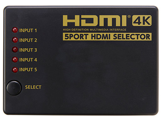 CYBER・HDMIセレクター4K 5in1 CY-NSP4HS4K