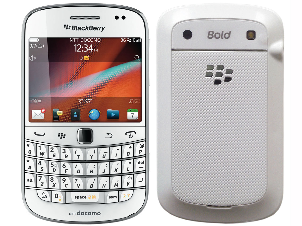 BlackBerry Bold 9900 docomo [Pure White]