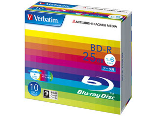 Verbatim DBR25RP10V1 (BD-R 6倍速 10枚組)