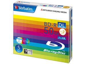 Verbatim DBR50NP5V1 (BD-R DL 2倍速 5枚組)