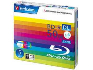 Verbatim DBR50RP5V1 (BD-R DL 6倍速 5枚組)