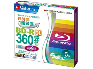 Verbatim VBR260RP5V1 [BD-R DL 6倍速 5枚組]