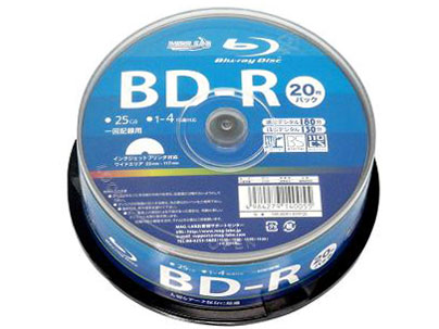 YMLBDR130YP20 [BD-R 4倍速 20枚組]