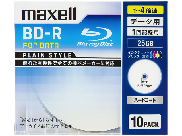 BR25PPLWPB.10S [BD-R 4倍速 10枚]