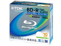 BRV25PWB10K (BD-R 4倍速 10枚組)