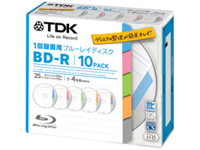 BRV25TB10A [BD-R 4倍速 10枚組]