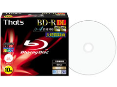 BR-V50WWY10SC [BD-R DL 4倍速 10枚組]