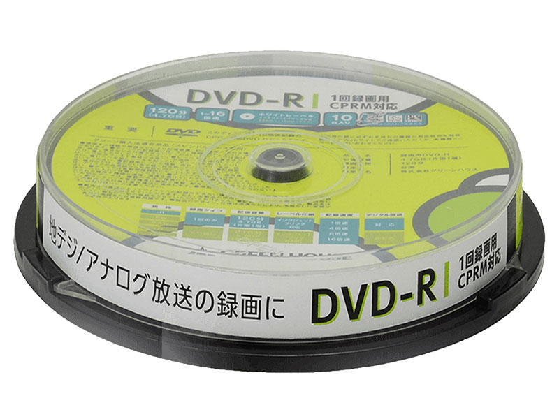 GH-DVDRCB10 [DVD-R 16倍速 10枚組]