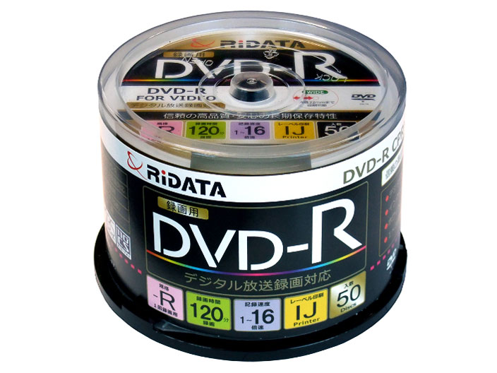 RIDATA D-RCP16X.PW50RD K [DVD-R 16倍速 50枚組]
