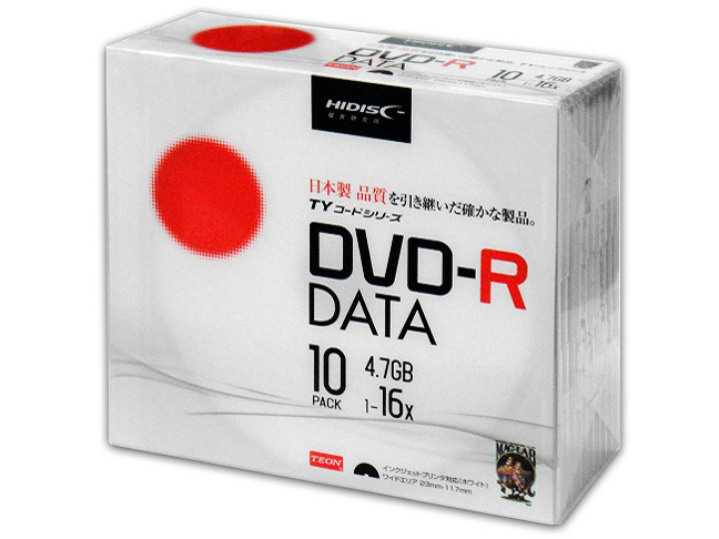 TYDR47JNP10SC [DVD-R 16倍速 10枚組]