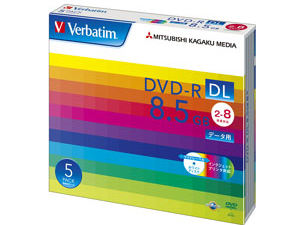 Verbatim DHR85HP5V1 (DVD-R DL 8倍速 5枚組)