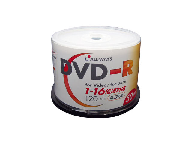 DR47-A16X50PW (DVD-R 16倍速 50枚組)