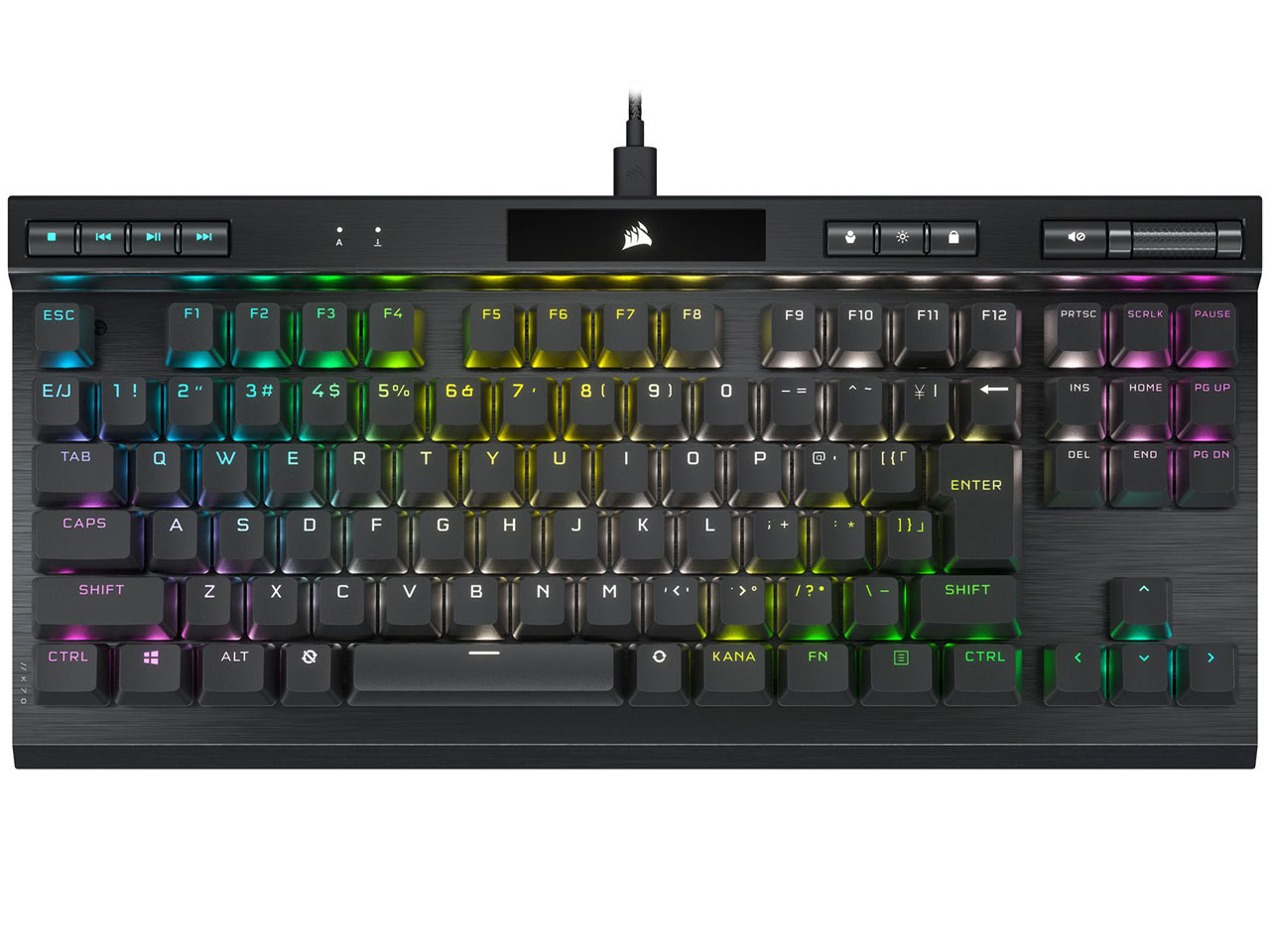 K70 RGB TKL CHAMPION MX RED CH-9119010-JP [ブラック]