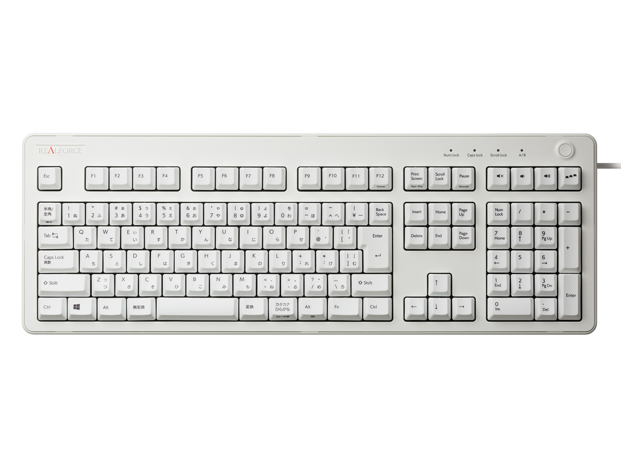 REALFORCE R3 R3UA21 [スーパーホワイト/スーパーホワイト]