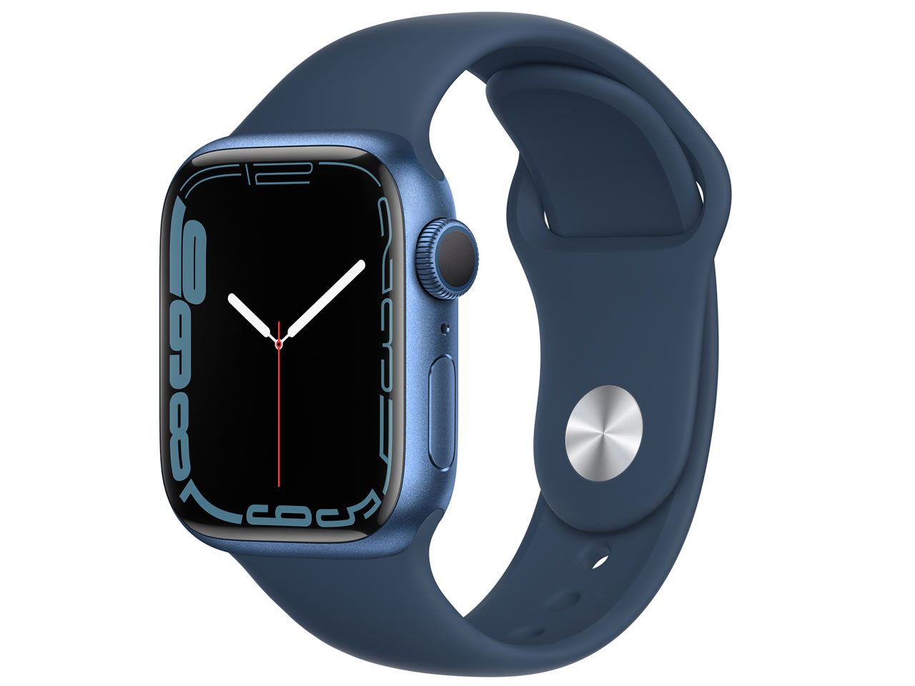 Apple Watch Series 7 GPSモデル 41mm MKN13J/A [アビスブルースポーツバンド]