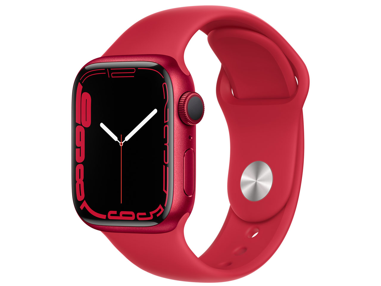 Apple Watch Series 7 GPSモデル 41mm MKN23J/A [(PRODUCT)REDスポーツバンド]