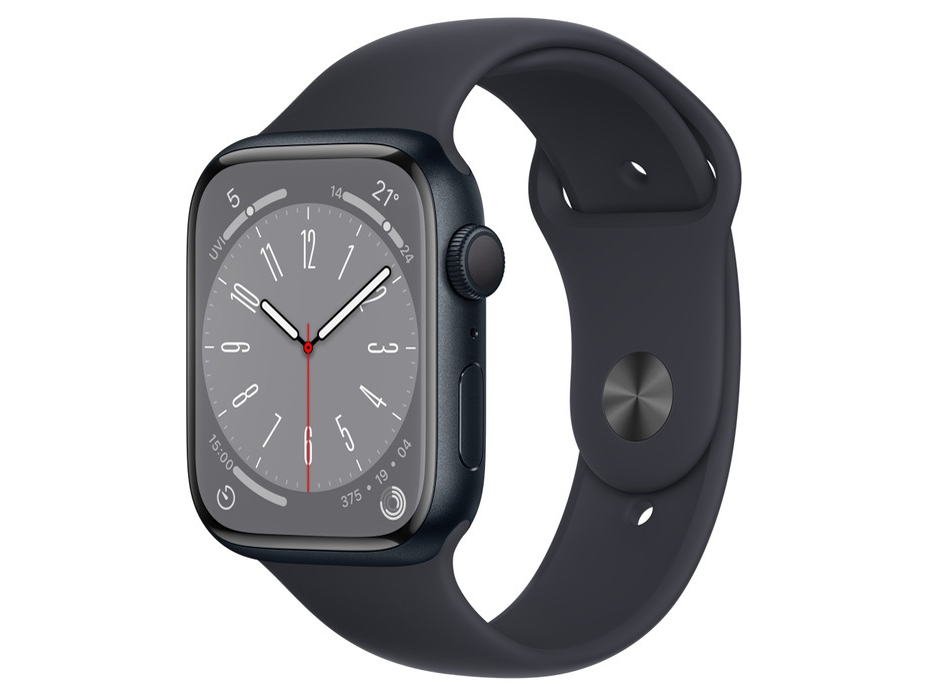 Apple Watch Series 8 GPSモデル 45mm MNP13J/A [ミッドナイトスポーツバンド]