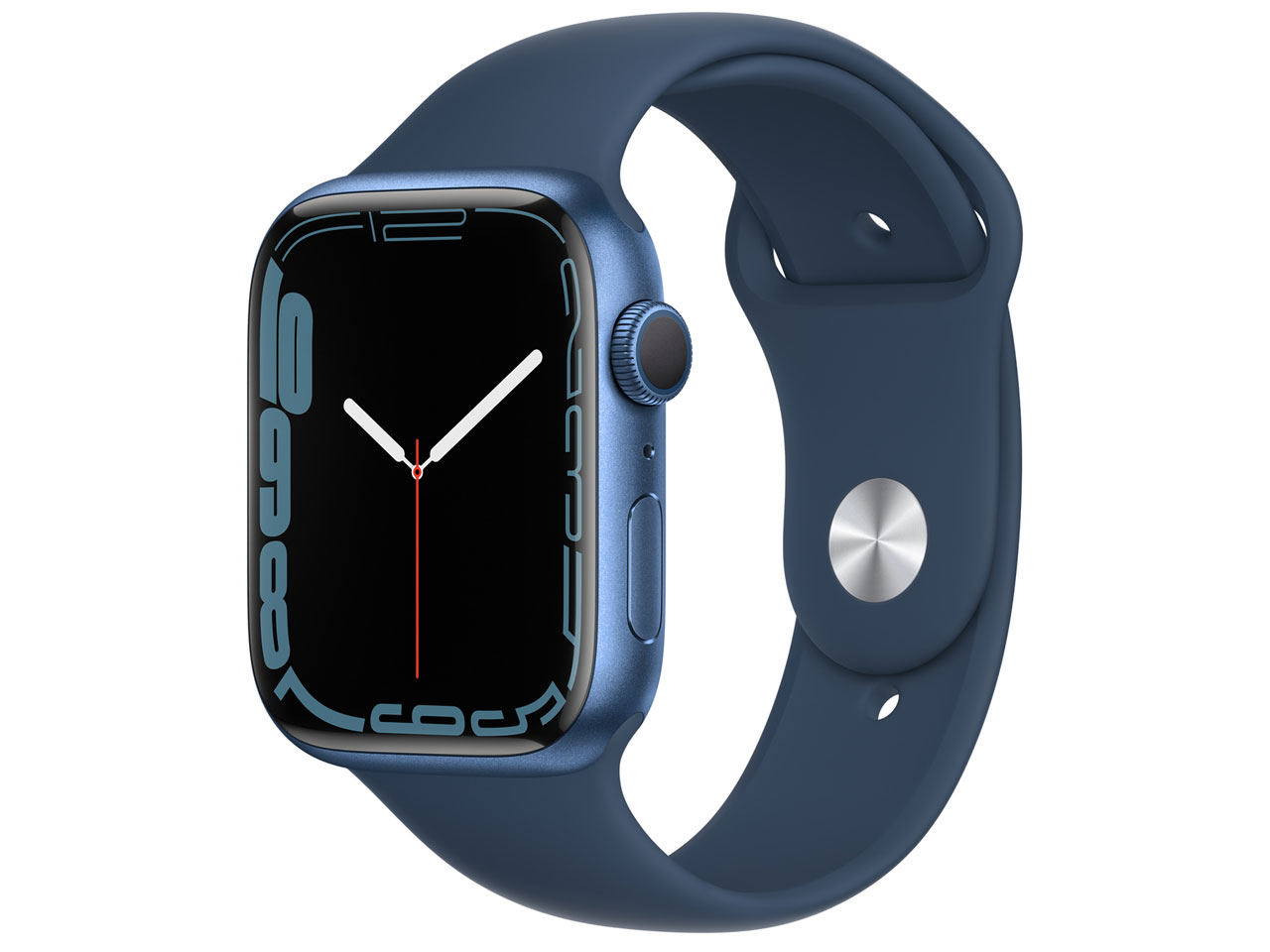 Apple Watch Series 7 GPSモデル 45mm MKN83J/A [アビスブルースポーツバンド]