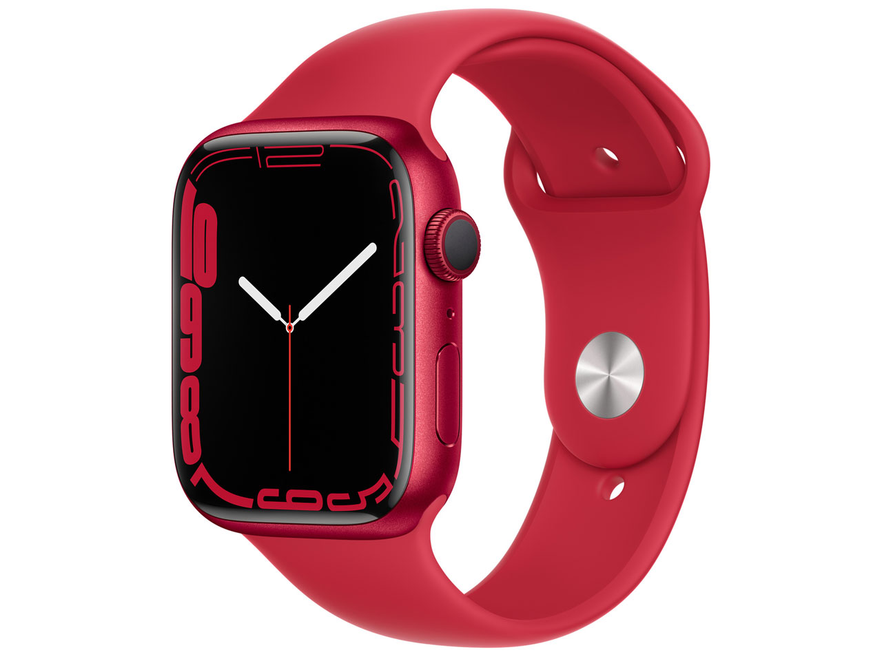 Apple Watch Series 7 GPSモデル 45mm MKN93J/A [(PRODUCT)REDスポーツバンド]