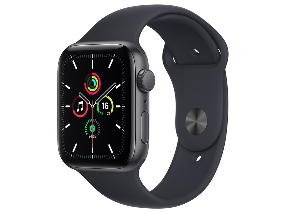 Apple Watch SE GPSモデル 44mm MKQ63J/A [ミッドナイトスポーツバンド]