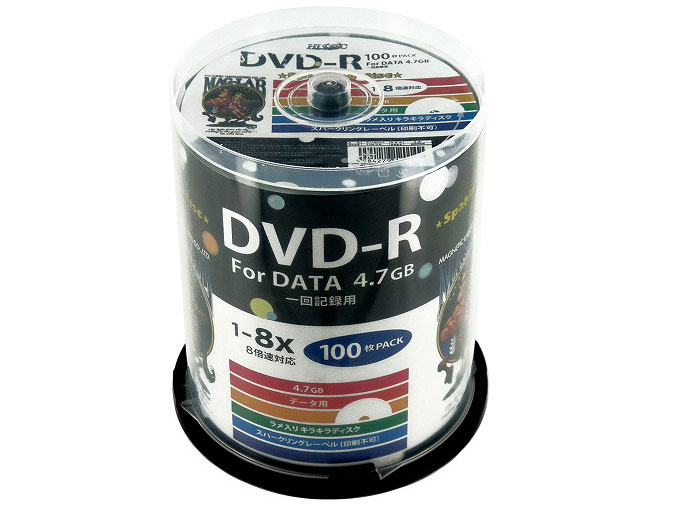 HDDR47HNP100S [DVD-R 8倍速 100枚組]