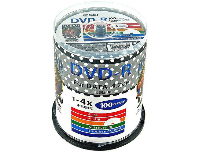 HDDR47YNP100 [DVD-R 4倍速 100枚組]