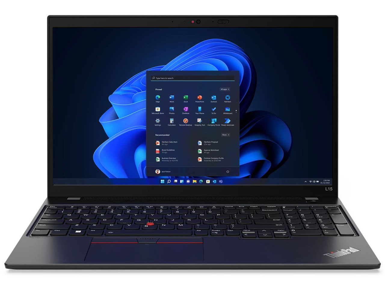 ThinkPad L15 Gen 3 21C30059JP [ブラック]