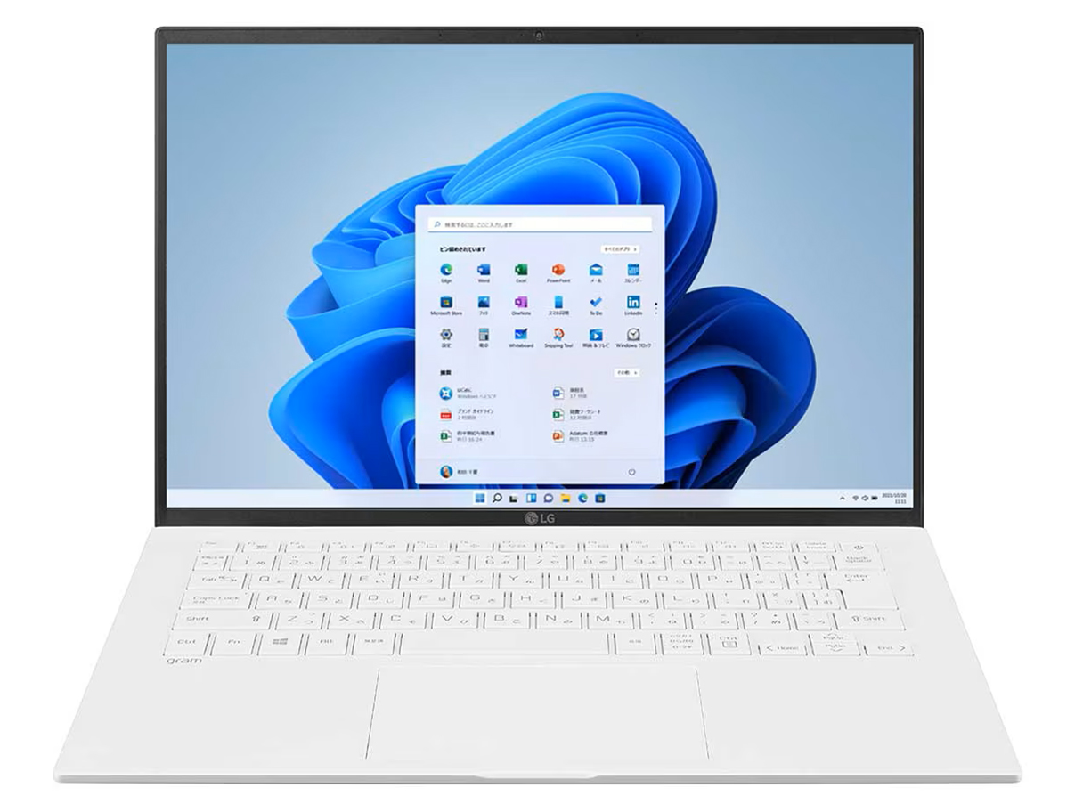 LG gram 14ZB90R-MR54J1 [スノーホワイト]