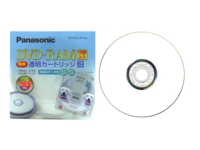 LM-HS47LW10C (DVD-RAM 3倍速 10枚組)