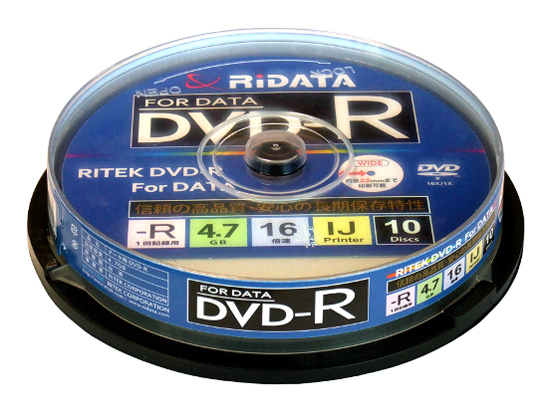 RIDATA D-R16X47G.PW10SP B [DVD-R 16倍速 10枚組]