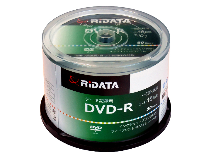 RIDATA D-R47GB.PW50RD C [DVD-R 16倍速 50枚組]