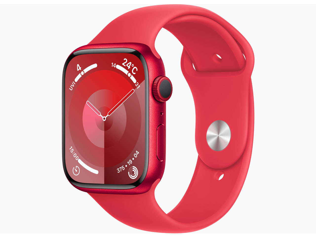 Apple Watch Series 9 GPSモデル 45mm MRXK3J/A [(PRODUCT)REDスポーツバンド M/L]