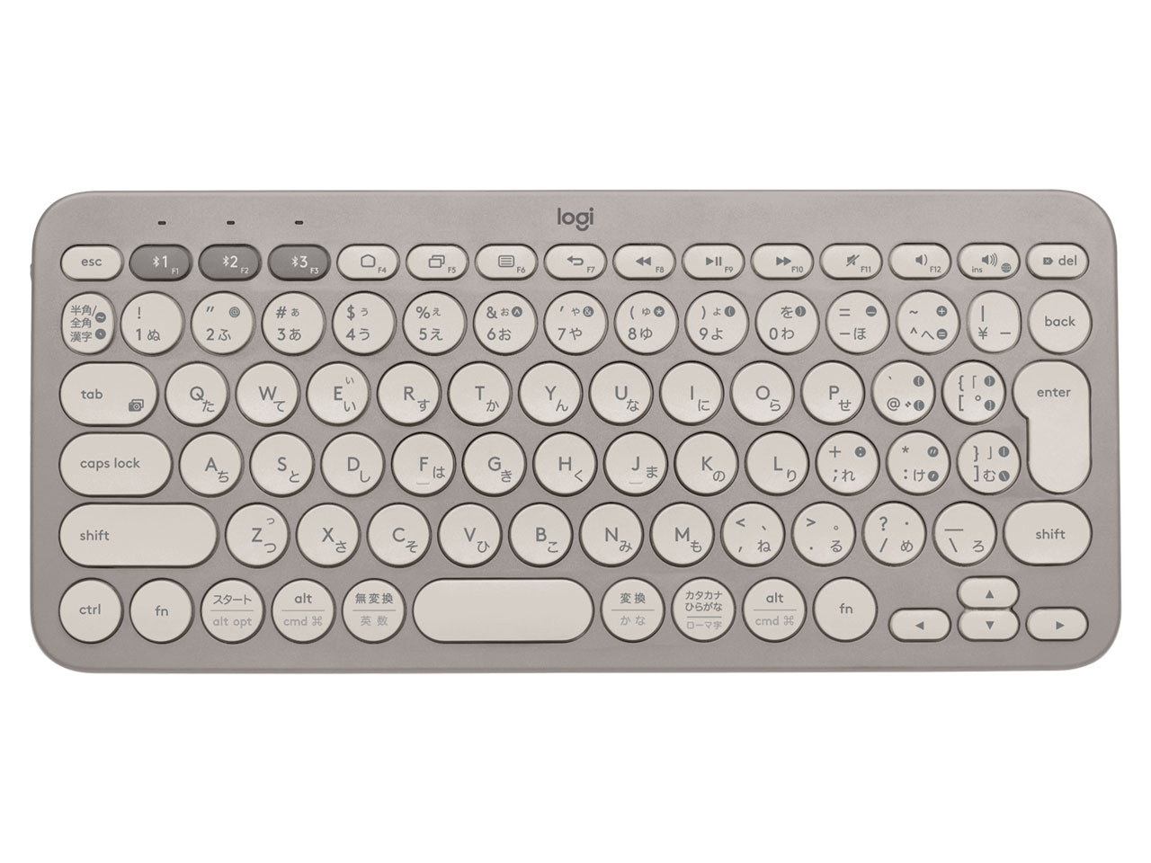 K380 Multi-Device Bluetooth Keyboard K380GY [グレージュ]