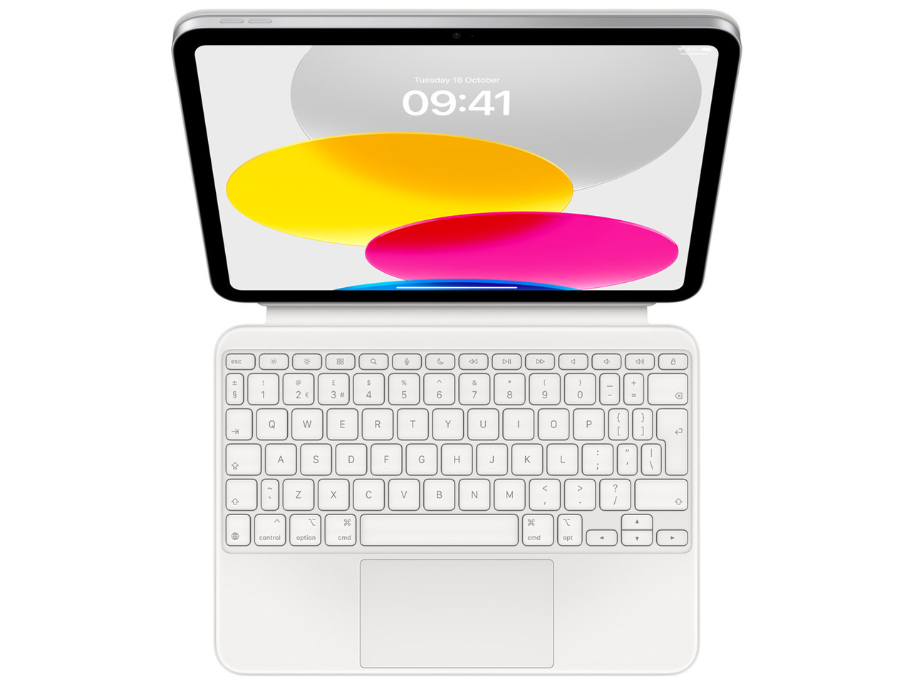 iPad(第10世代)用 Magic Keyboard Folio 英語(UK) MQDP3BX/A [ホワイト]