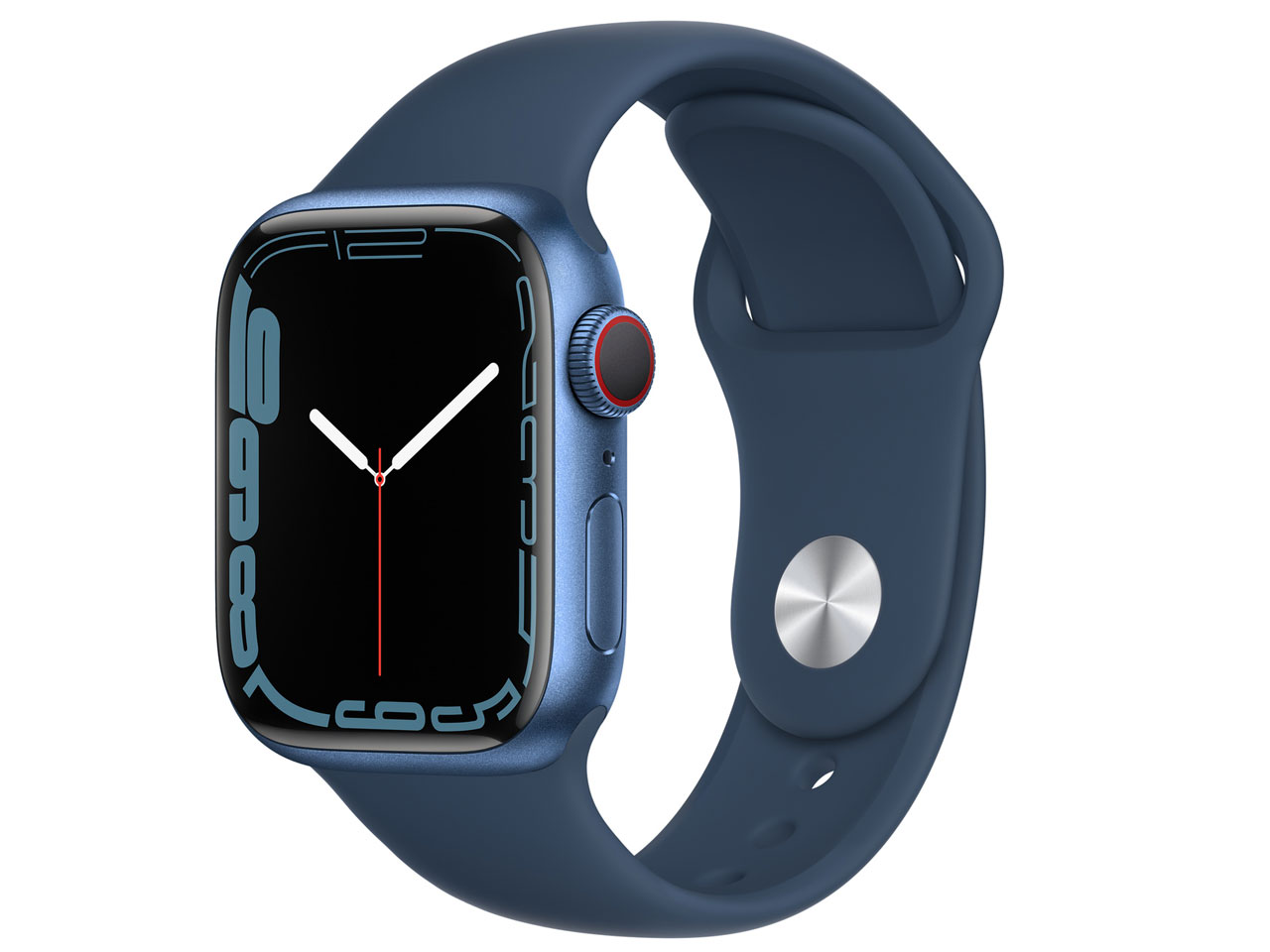 Apple Watch Series 7 GPS+Cellularモデル 41mm MKHU3J/A [アビスブルースポーツバンド]