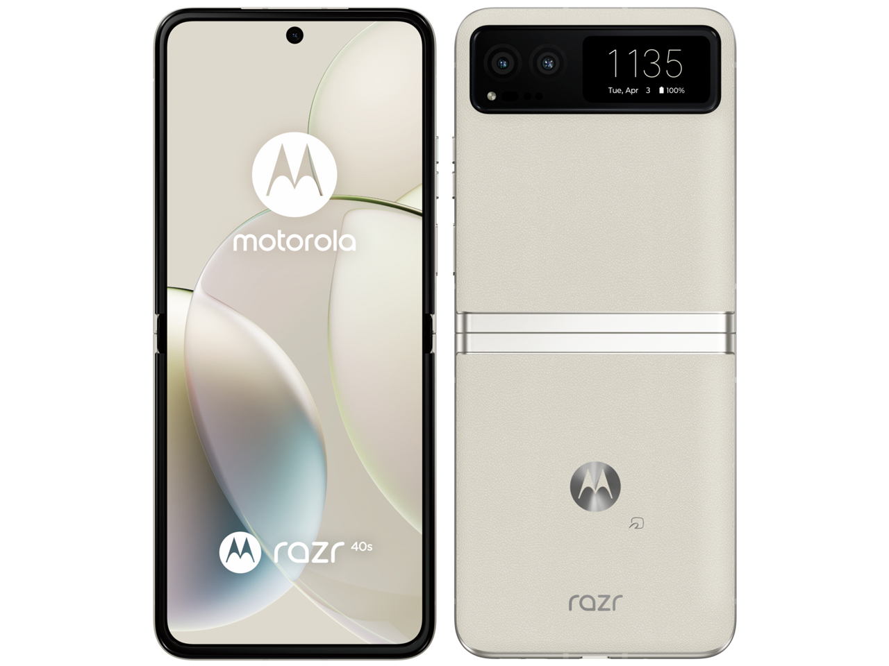 motorola razr 40s キャリア版 [バニラクリーム] 